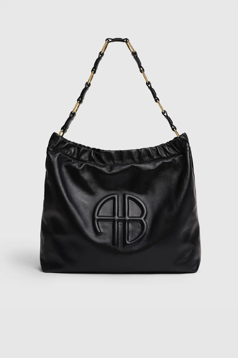 KATE SHOULDER BAG BLACK ANINE BING EMIA FASHION