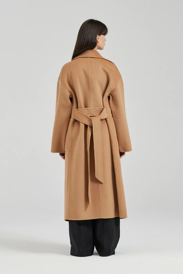 THE CAMILLA COAT  - CAMEL - FRIENDS WITH FRANK