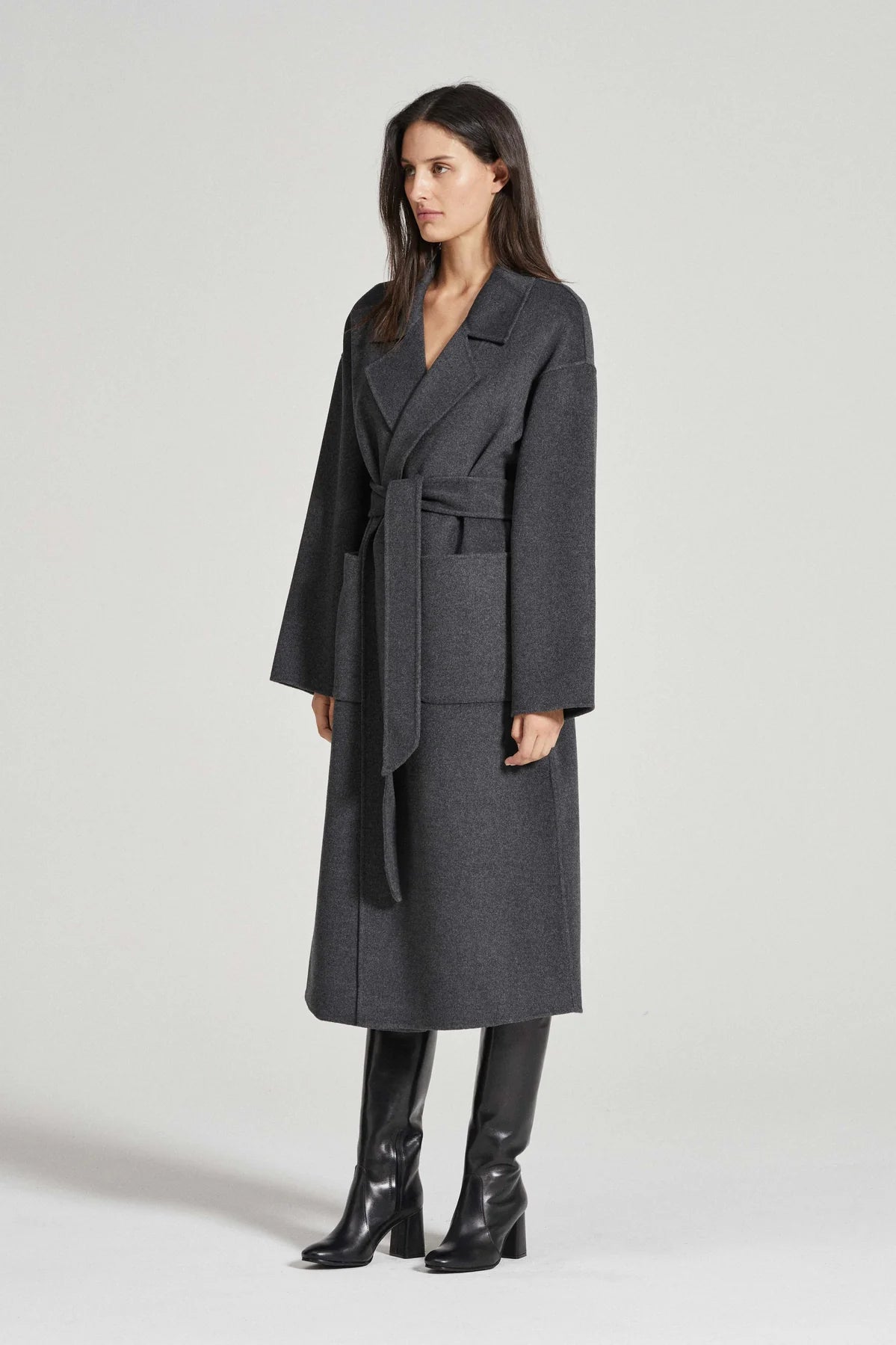 THE CAMILLA COAT - GREY MARLE - FRIENDS WITH FRANK