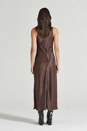 THE WILLA DRESS - CHOCOLATE - FRIENDS WITH FRANK