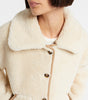 AMARA SHERPA JACKET REVERSIBLE - SAND - VELVET
