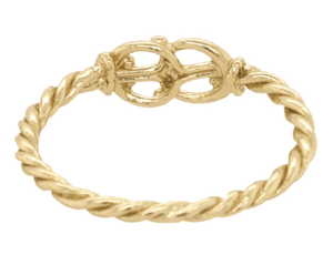 LOVER’S KNOT RING - GOLD - CLEOPATRAS BLING