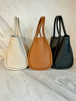 KRISTA BAG - CREAM LEATHER - BY STUDIO ZEE