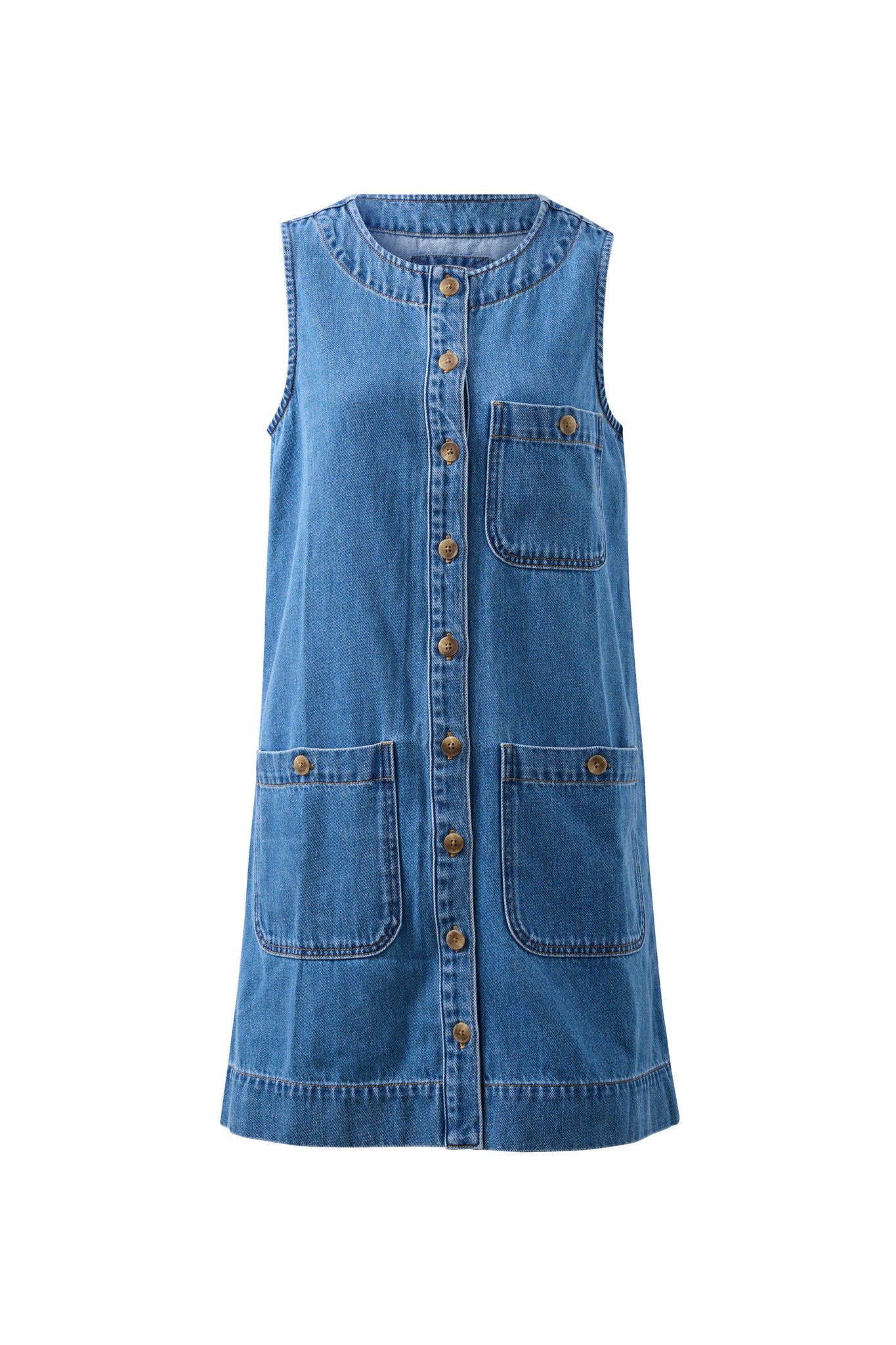 CLARA SHIFT DRESS - FRESH INDIGO - CERES LIFE