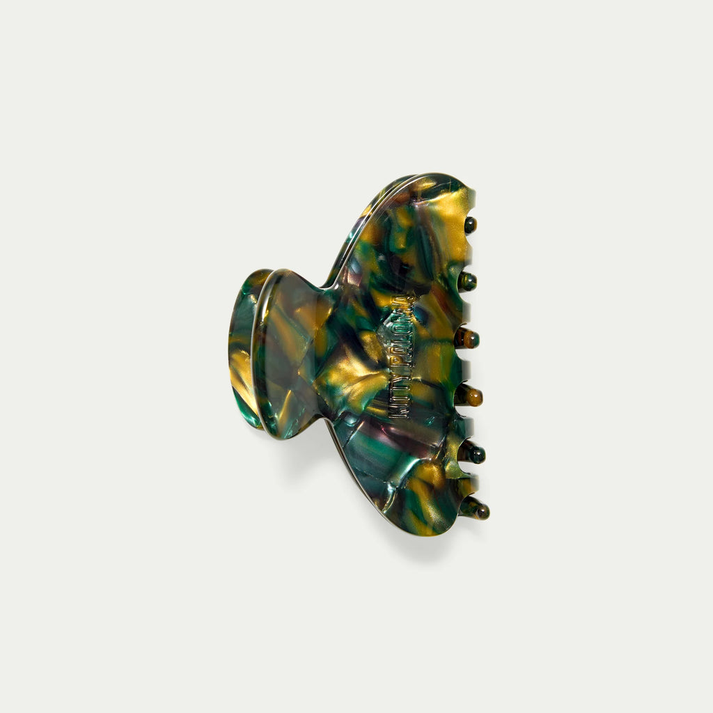 MIDI CLAW CLIP  - GREEN TORTOISESHELL - KITTY PALOMA