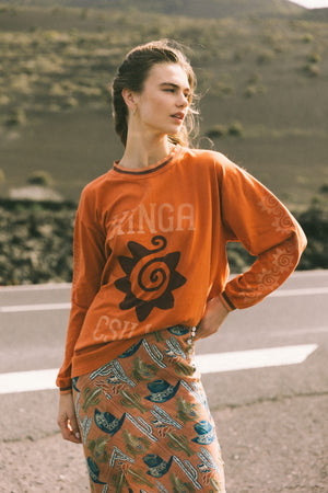 AGAVE ROSES L/S TEE - KINGA CSILLA