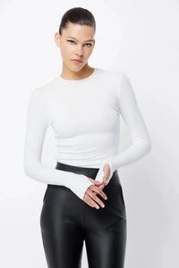 BROOKLYN TOP - WHITE- MOSSMAN