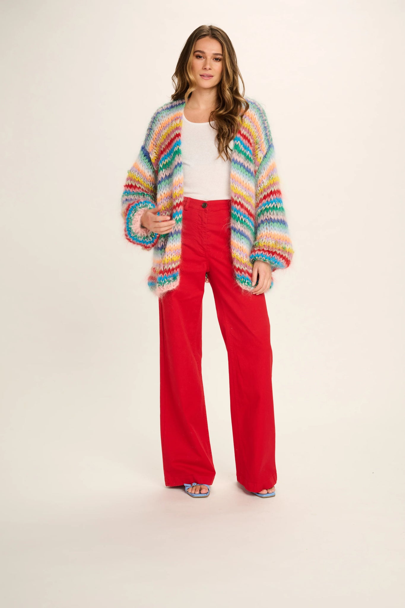 ELOISE MOHAIR CARDIGAN SHORT - MULTICOLOUR - LES TRICOTS D'O