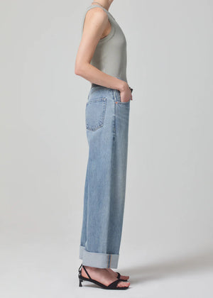 AYLA BAGGY CUFFED CROP - SKYLIGHTS - CITIZENS OF HUMANITY