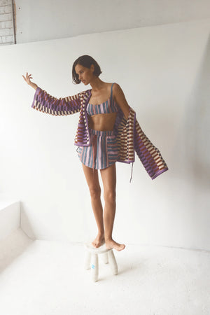 ABAS SKIRT - SIFNOS STRIPE - ILIO NEMA