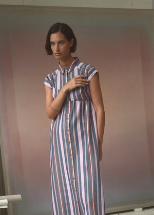 OVIDE DRESS - SIFNOS STRIPE - ILIO NEMA