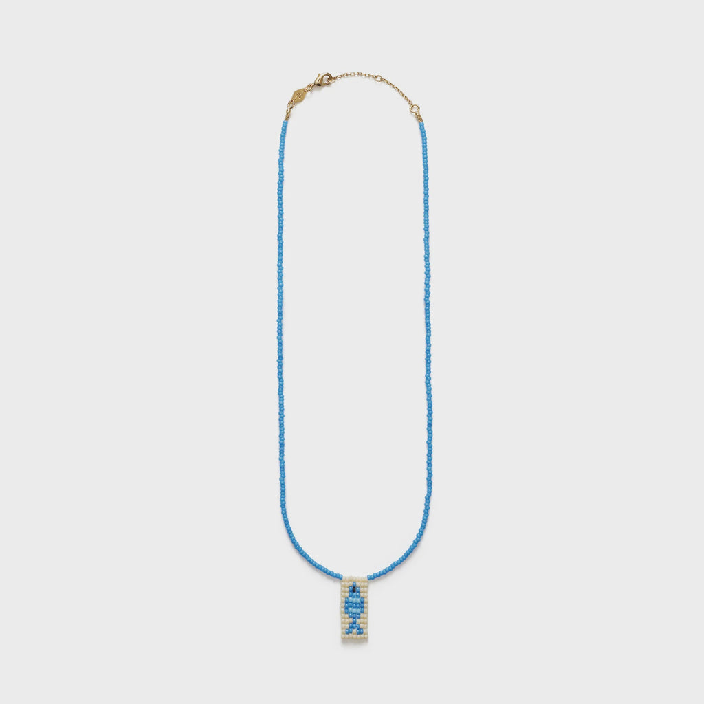 GONE FISHING NECKLACE - PACIFIC BLUE - ANNI LU