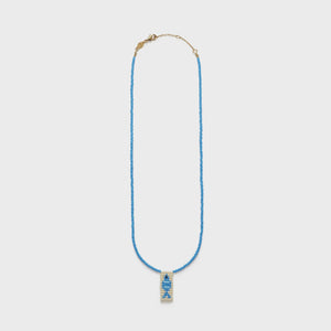 GONE FISHING NECKLACE - PACIFIC BLUE - ANNI LU