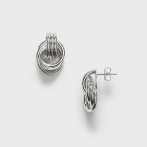 TRIPLET EARRING - SILVER - ANNI LU