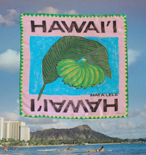 THE HAWAII - SILK TRAVEL SCARF - ATLAS