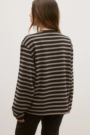 LEE LONG SLEEVE - BROWN STRIPE - BAYSE