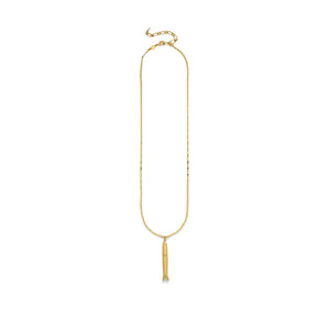 HIPPIE FISH NECKLACE - GOLD - ANNI LU