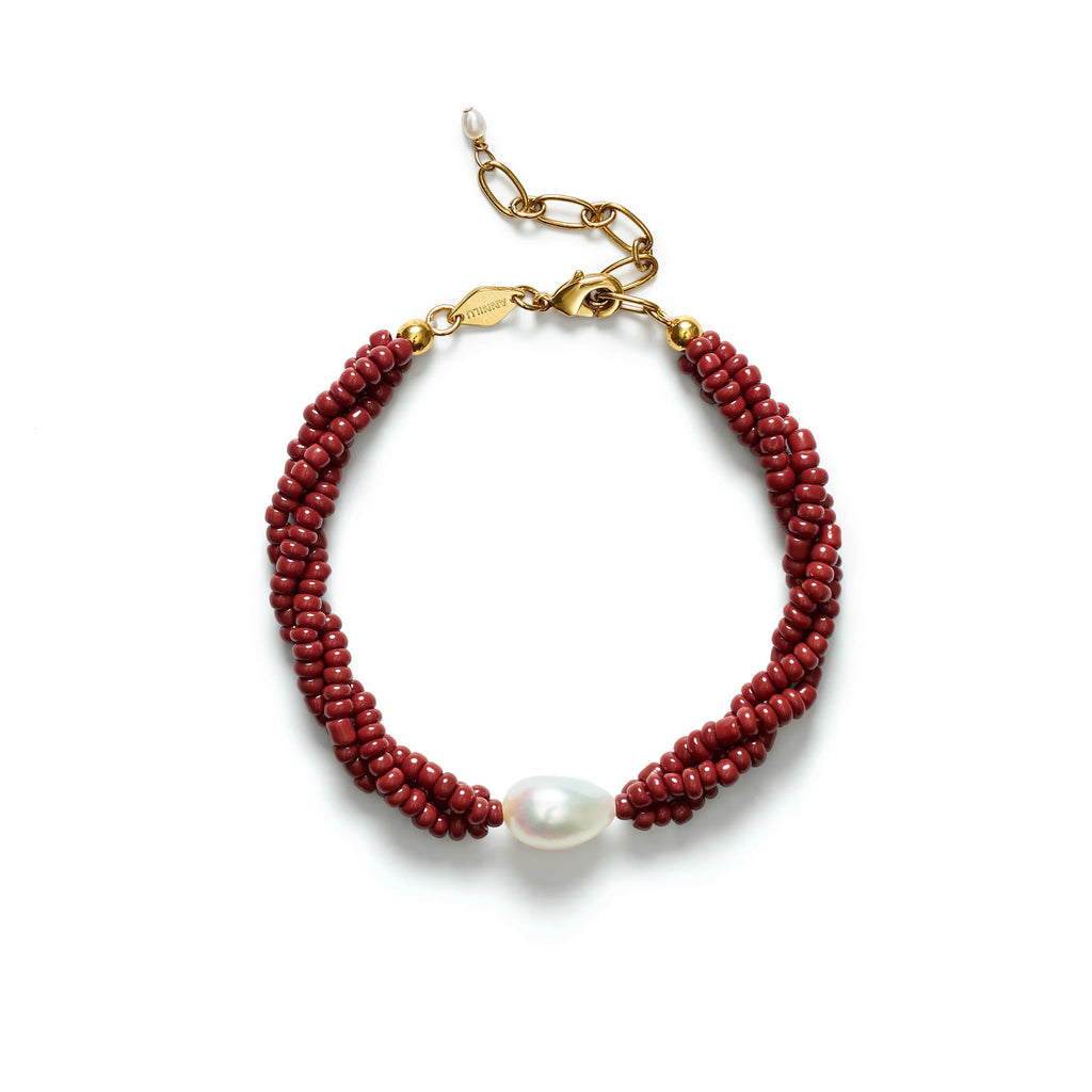 RODEO BRACELET - DEEP BURGUNDY - ANNI LU