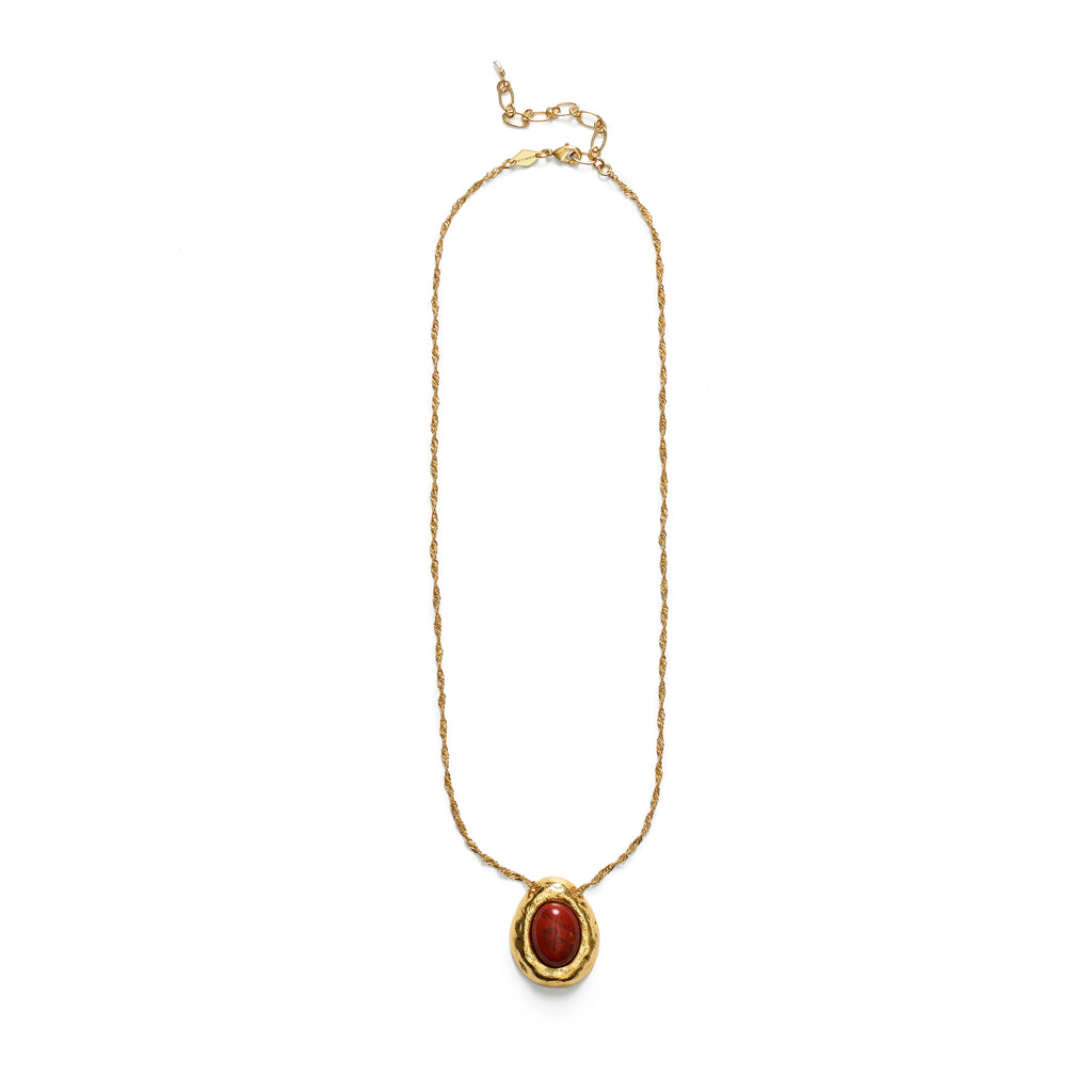 CHERRY ON TOP NECKLACE - GOLD - ANNI LU