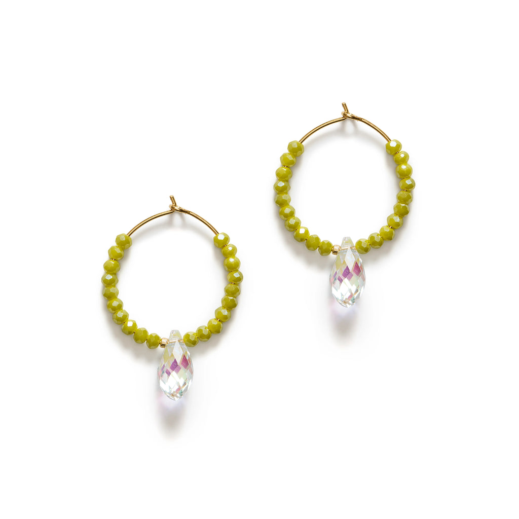 COSMIC CACTUS HOOP - PALE OLIVE - ANNI LU