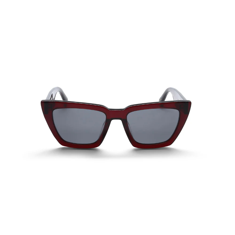 HAILEY II - BURGUNDY / GREY LENS - SODA SHADES