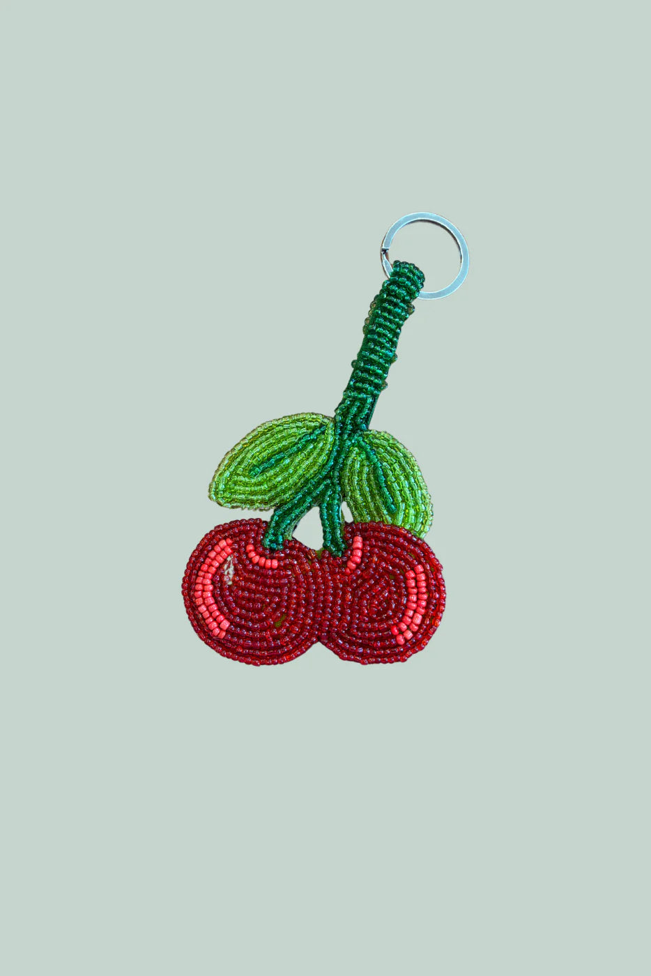 BEADED MINI KEYRING - CHERRIES - THE JACKSONS