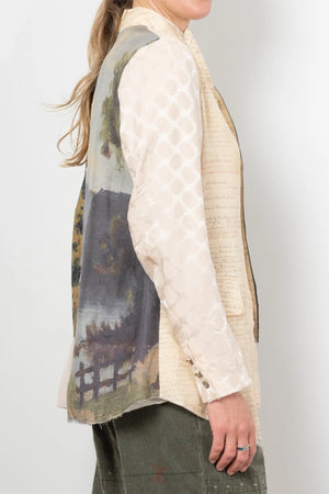 CIRCULAR SILK JACKET - ARTWORKS - M.A DAINTY