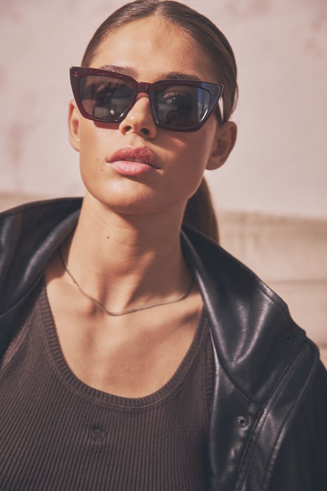 HAILEY II - BURGUNDY / GREY LENS - SODA SHADES