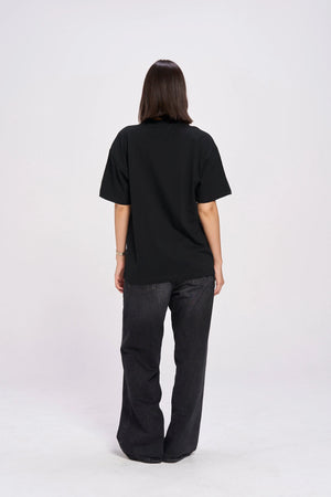 TREASURES OVERSIZE TEE - BLACK - MAKU