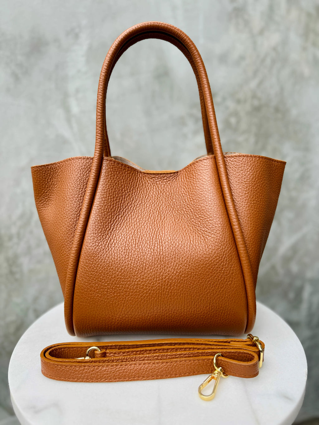 KRISTA BAG - CHESTNUT  - BY STUDIO ZEE