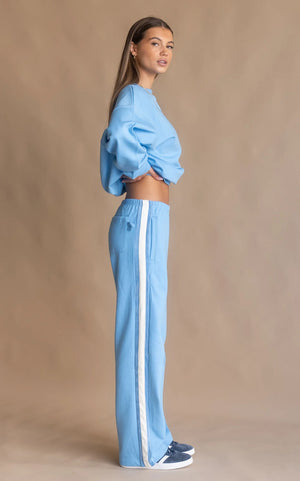 SAINT TROPEZ TRACKPANT - PERIWINKLE - ARAMINTA JAMES