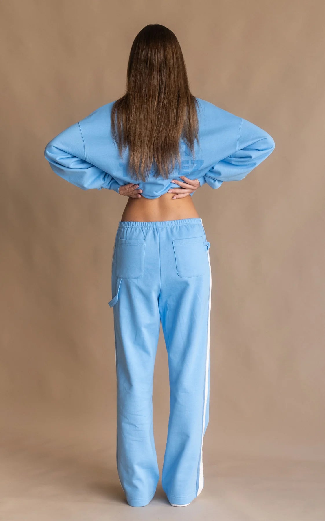 SAINT TROPEZ TRACKPANT - PERIWINKLE - ARAMINTA JAMES