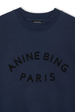 JACI SWEATSHIRT PARIS - WASHED NAVY - ANINE BING