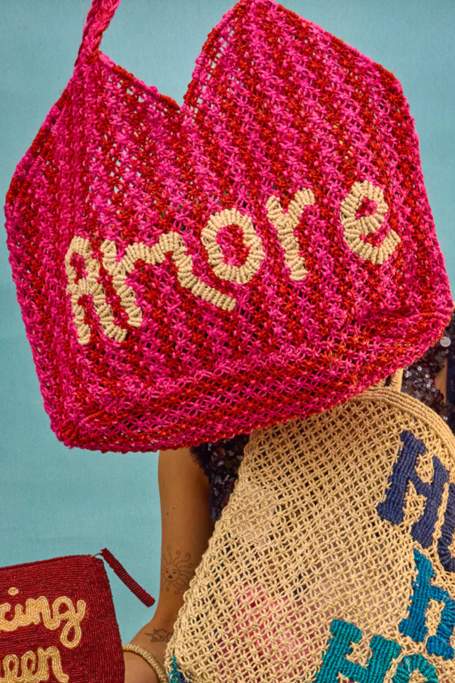 DORA BAG AMORE - PINK / SCARLETT - THE JACKSONS