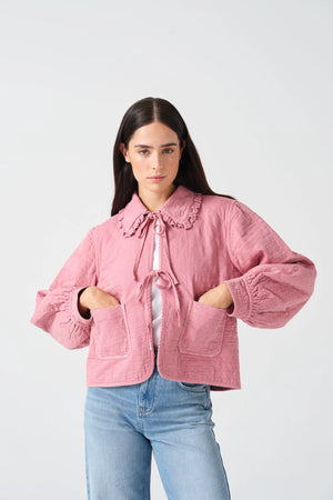 HEIDI JACKET - POWDER PINK - SEVENTY + MOCHI