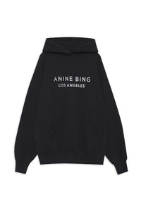 ALTO HOODIE - BLACK - ANINE BING