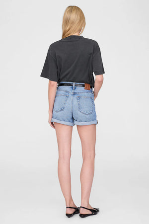 ASHTON TEE CONCERT - WASHED BLACK - ANINE BING