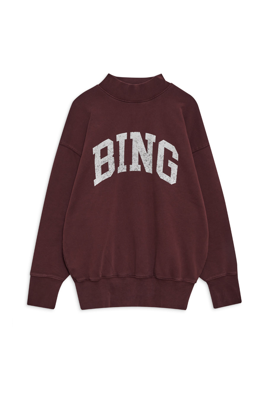 BRADIE SWEATSHIRT BING - DEEP BURGUNDY - ANINE BING