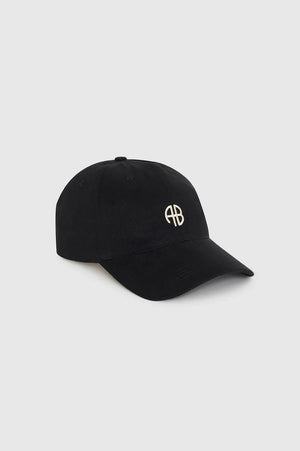 JEREMY BASEBALL CAP AB - BLACK - ANINE BING