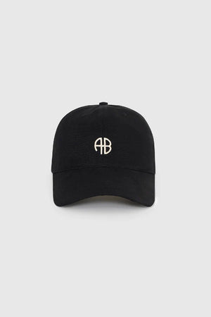 JEREMY BASEBALL CAP AB - BLACK - ANINE BING