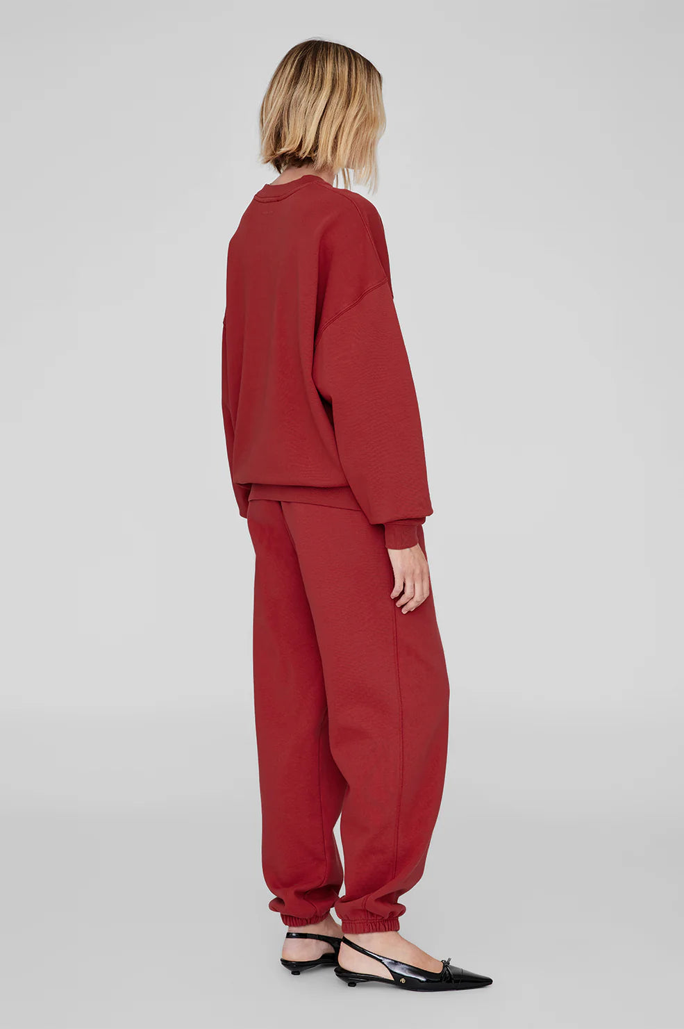 MILES SWEATSHIRT - WASHED RED - ANINE BING