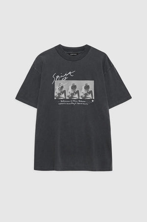 ASHTON TEE CONCERT - WASHED BLACK - ANINE BING