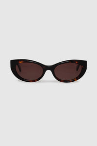 CANNES SUNGLASSES - DARK TORTOISE - ANINE BING