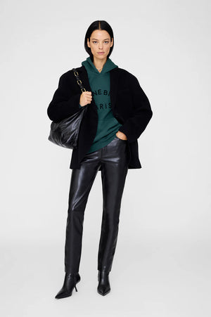 HARVEY SWEATSHIRT PARIS - DARK TEAL - ANINE BING