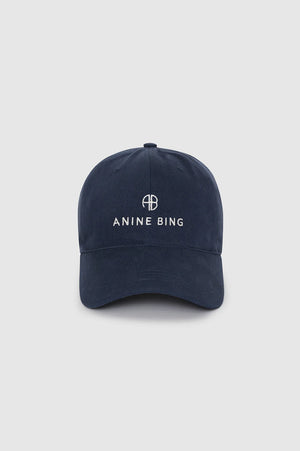 JEREMY BASEBALL CAP - WASHED NAVY - ANINE BING