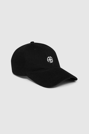 JEREMY BASEBALL CAP AB -  BLACK DENIM - ANINE BING
