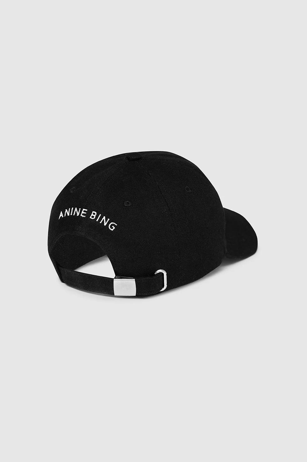 JEREMY BASEBALL CAP AB -  BLACK DENIM - ANINE BING