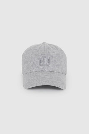 JEREMY BASEBALL CAP FRAMED MONOGRAM - HEATHER GREY - ANINE BING