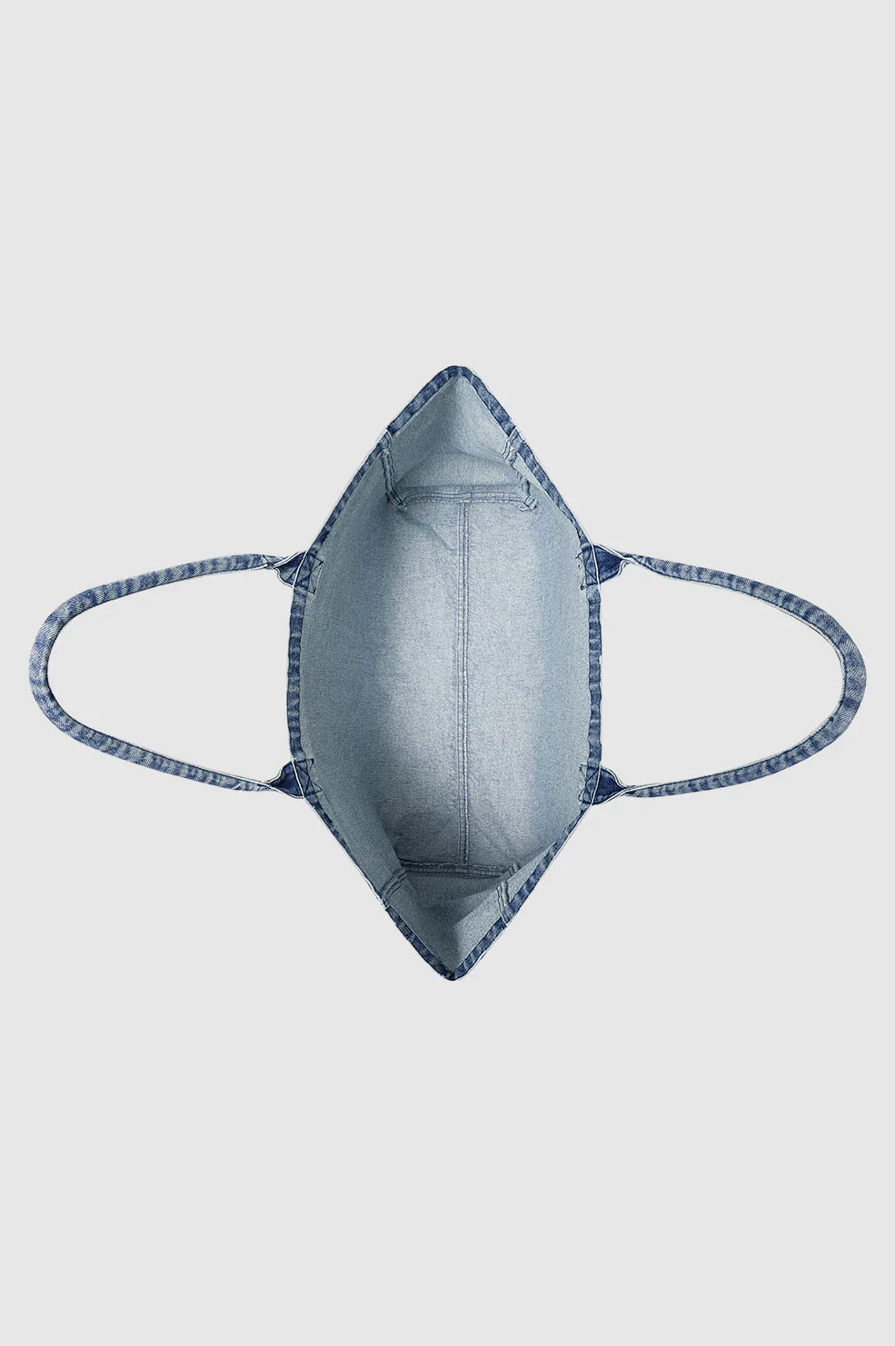 LEO DENIM TOTE - SHADOW BLUE - ANINE BING