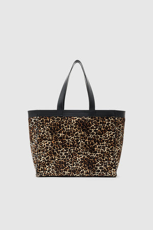 MEDIUM RIO TOTE - LEOPARD CALF LEATHER  - ANINE BING